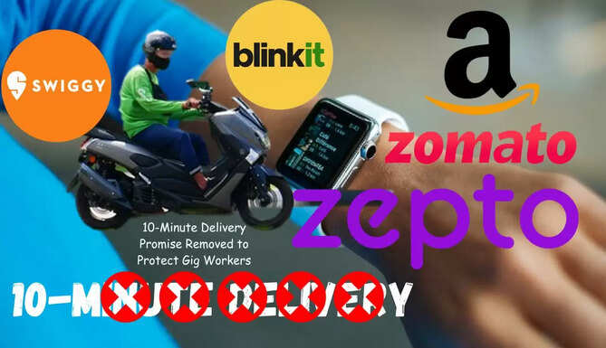 Quick commerce delivery partners in India as platforms remove 10-minute delivery promise for worker safety