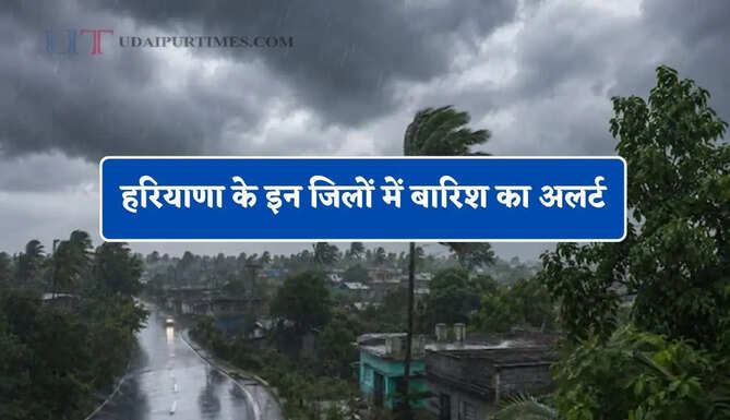 हरियाणा के इन जिलों में बारिश का अलर्ट, जाने मौसम विभाग का ताजा अपडेट&nbsp;