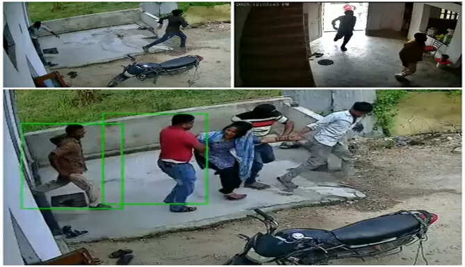 "Udaipur Bhatewar: Bride abducted in broad daylight, CCTV captures the incident, police investigation ongoing"