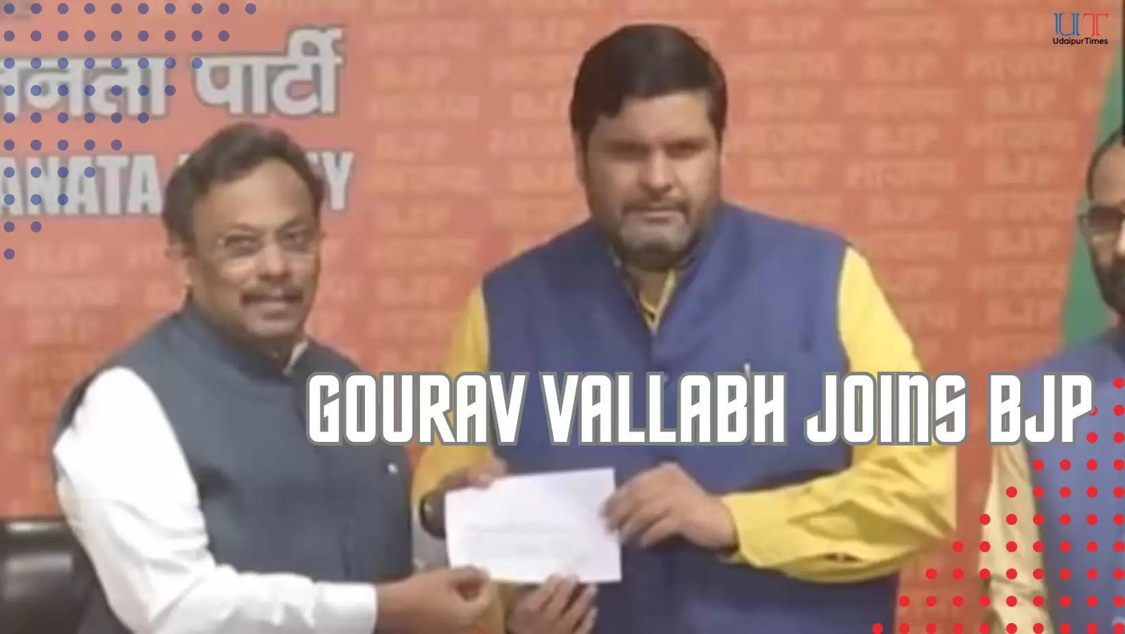 Gourav Vallabh Joins BJP