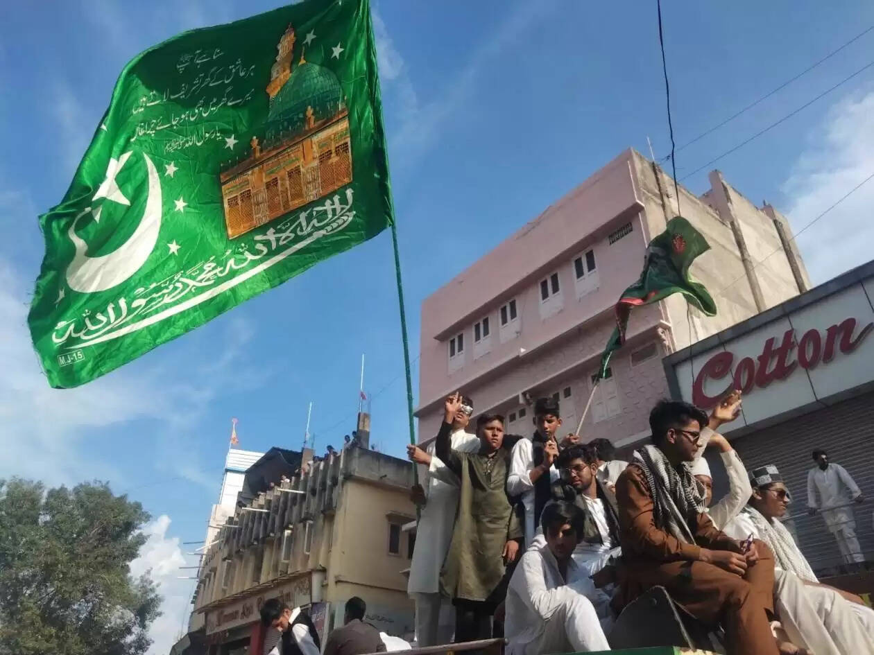 Eid Milad Un Nabi procession in Udaipur