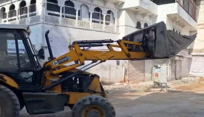 encroachment removed