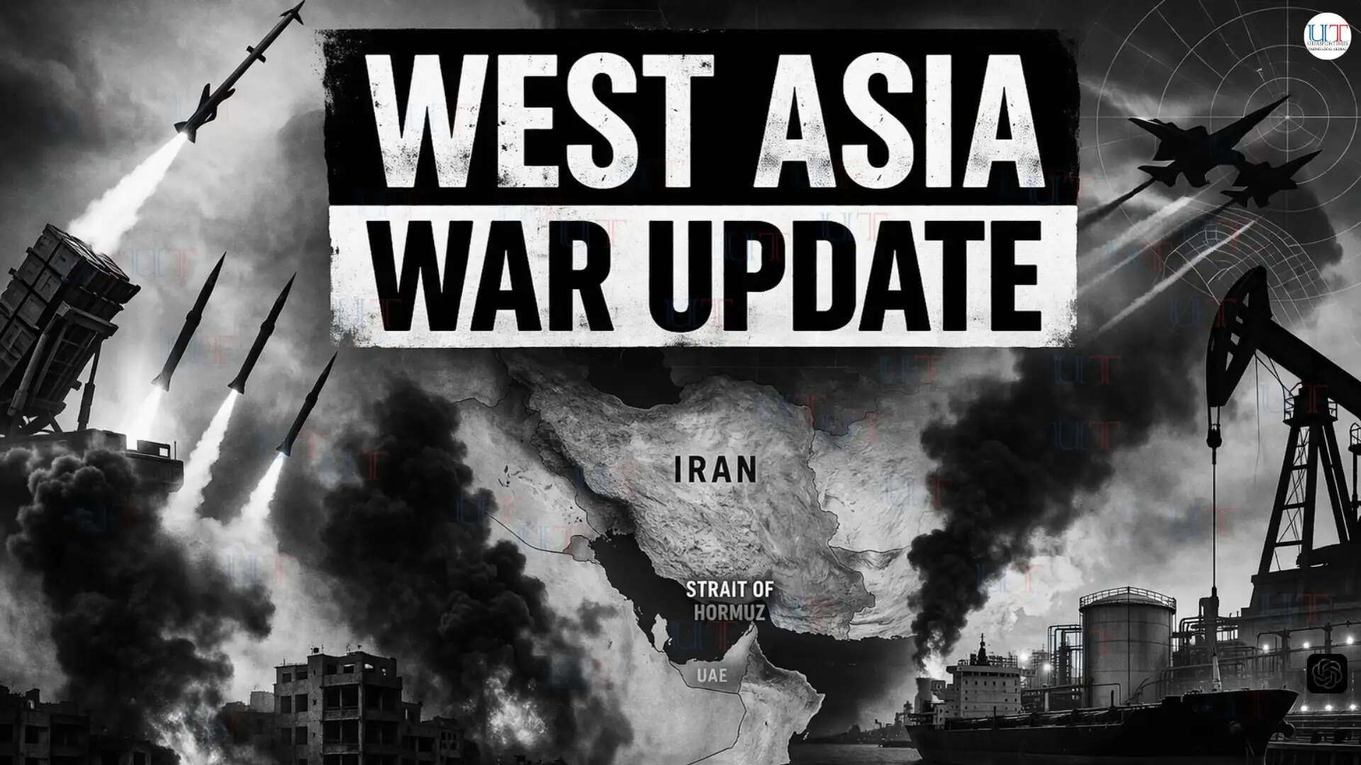 Iran-Israel conflict escalation with Strait of Hormuz oil disruption and US policy shift