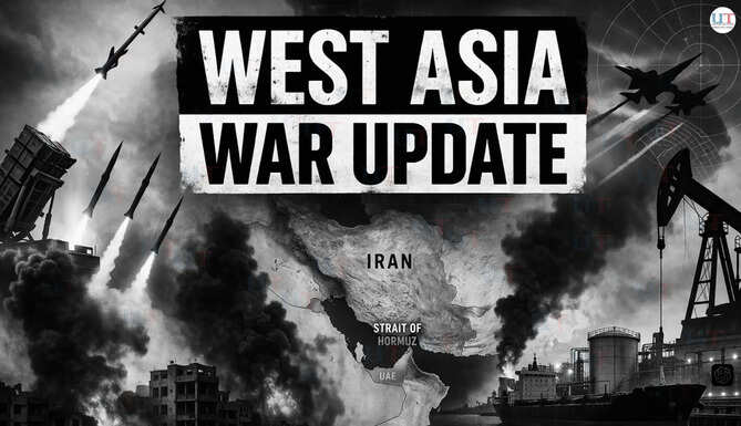 Iran-Israel conflict escalation with Strait of Hormuz oil disruption and US policy shift