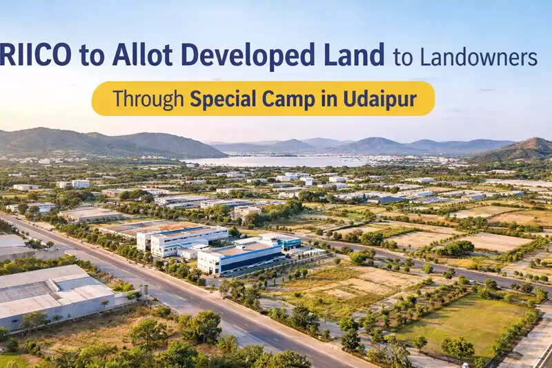 RIICO office at Madri Industrial Area where developed land allotment camp will be held