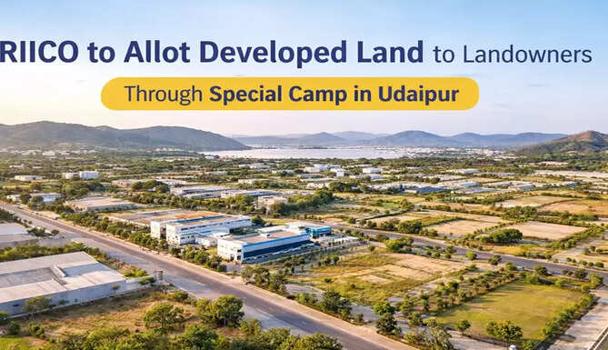 RIICO office at Madri Industrial Area where developed land allotment camp will be held