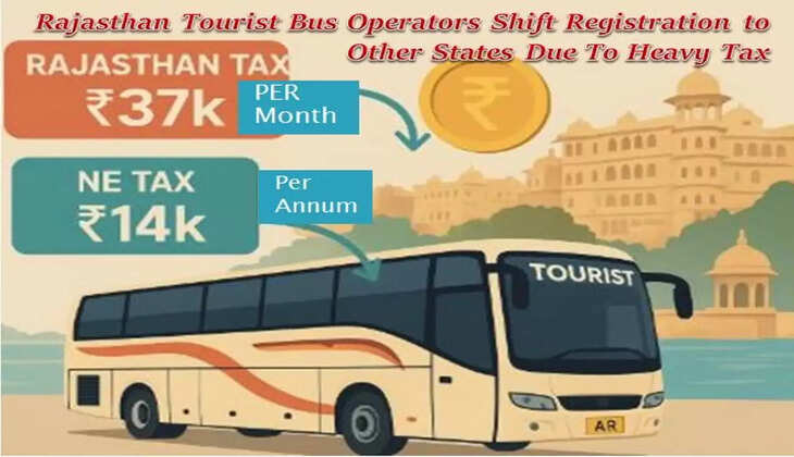 Rajasthan Tourist Bus Operators Shift Registration to Other States