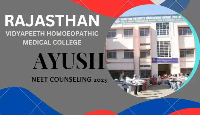 rajasthan ayush neet  counseling 2023 homoeopathic college udaipur