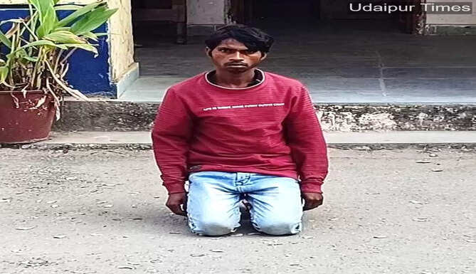 Jhadol Police arrest accused husband in wife murder case in Udaipur district