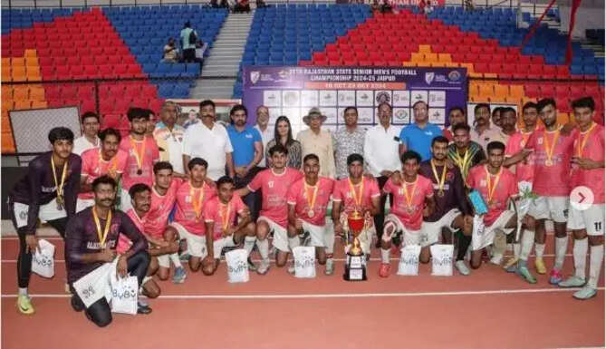Rajasthan Police Wins Senior Men&rsquo;s Football Championship UdaipurTimes