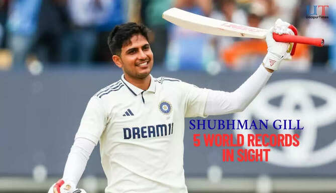 India in England:&nbsp;Shubman Gill Eyes 5 World Records, Set to Challenge 89-Year-Old Cricket Milestone