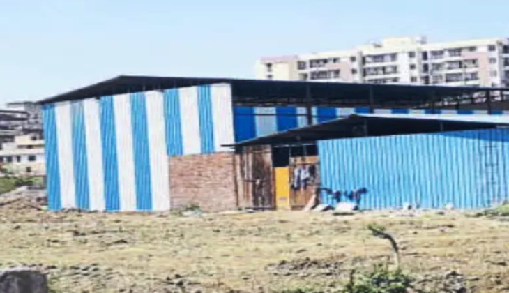 Dry river bed in Bhuwana converted to commercial premise by encroachers