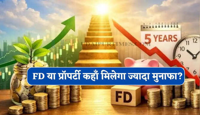 5 साल के लिए निवेश का प्लान ? FD और प्रॉपर्टी में कौन रहेगा फायदे का सौदा