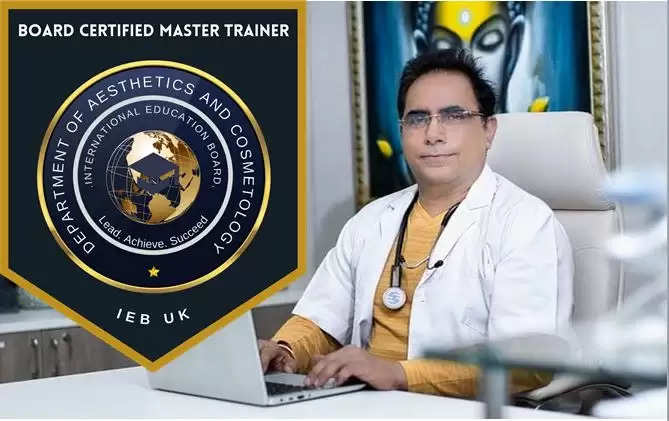 Celebrity Cosmetic Dermatologist Dr Arvinder Singh Udaipur International Trainer Accreditation from United Kingdom