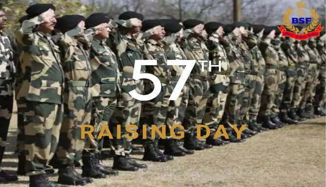 BSF 57 RAISING DAY BORDER SECURITY FORCE
