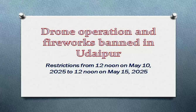 Drone anf fireworks ban
