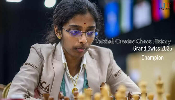 &ldquo;Indian Grandmaster Vaishali Rameshbabu wins FIDE Women&rsquo;s Grand Swiss 2025 title, historic back-to-back victory&rdquo;