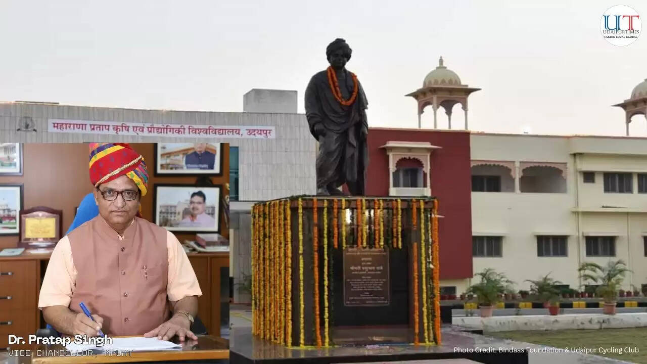 Who is the new Vice-Chancellor of MPUAT Udaipur? ➡️ Dr. Pratap Singh has taken charge as the new Vice-Chancellor of Maharana Pratap University of Agriculture and Technology (MPUAT), Udaipur.