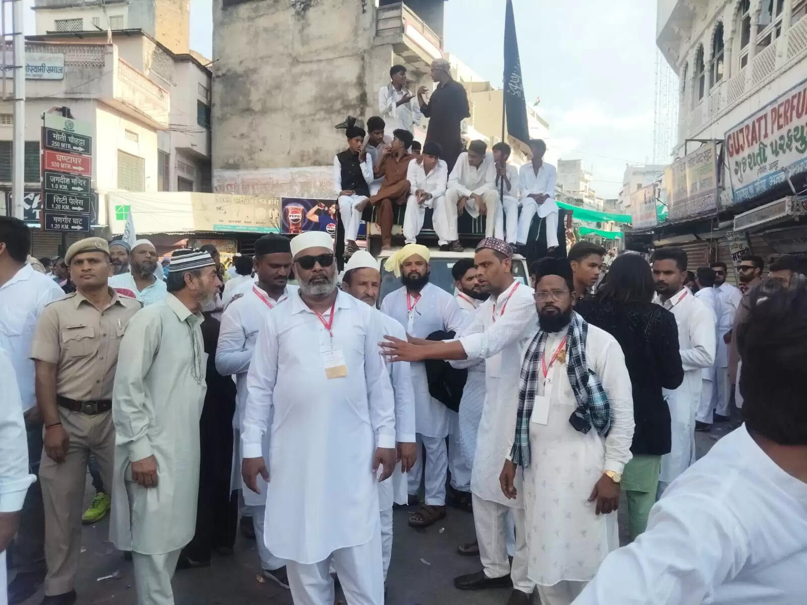 Eid Milad Un Nabi procession in Udaipur