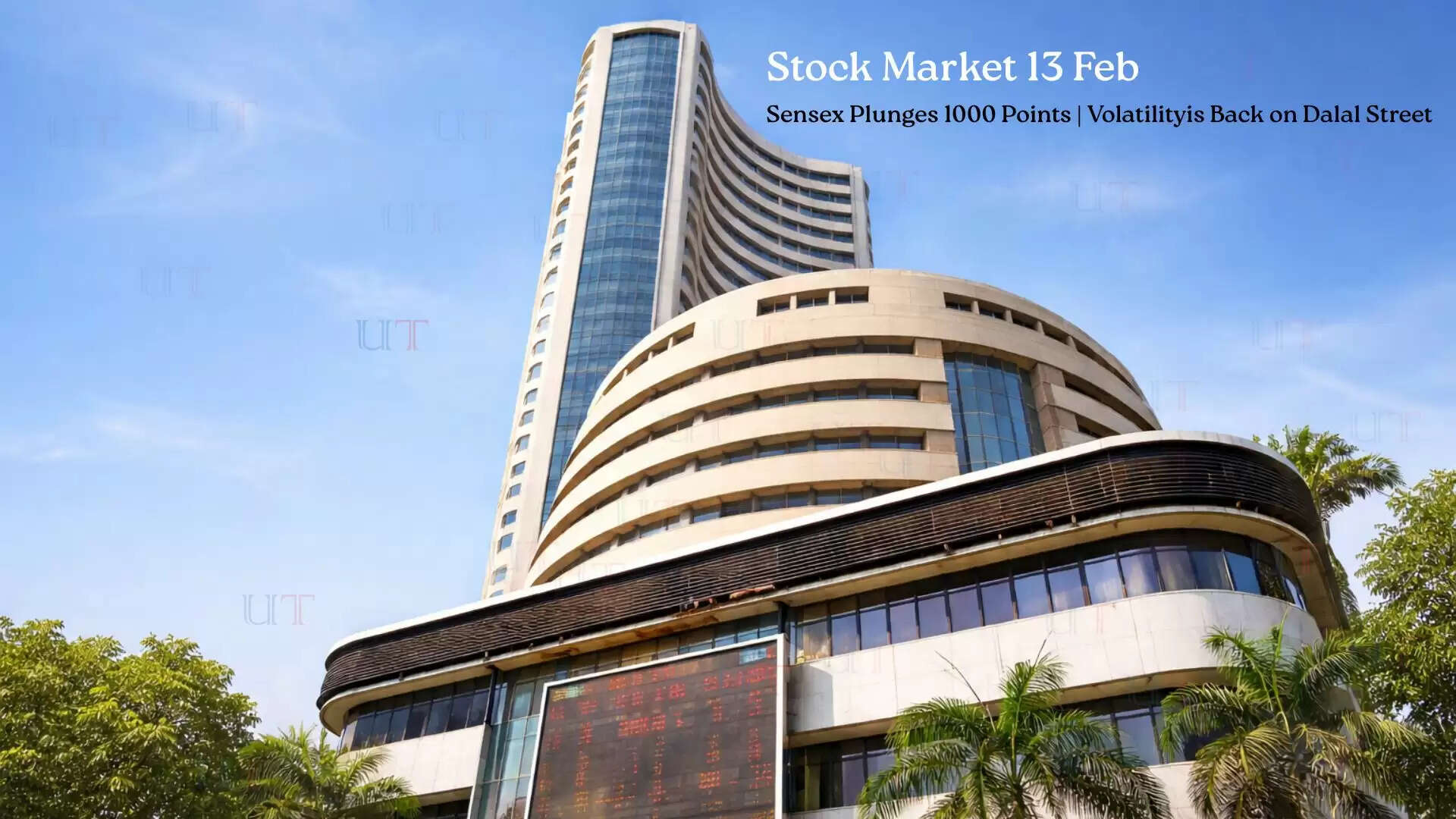 Indian stock market falls as Sensex drops over 1,000 points and Nifty breaks below 25,500