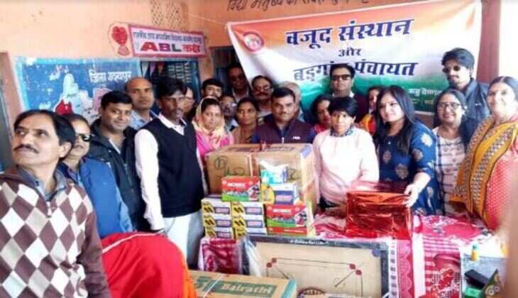 वार्ड पंच ने अपने जन्मदिवस पर लिया स्कूल को गोद