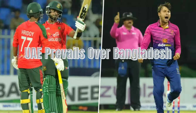 BAN vs UAE, UAE creates history, Bangladesh collapse, T20I upset, cricket shocker, historic win UAE, underdog victory, Bangladesh defeat