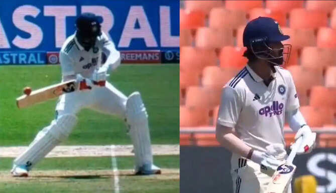 KL Rahul survives after Afghanistan miss DRS review opportunity during the IND vs AFG one-off Test match.
