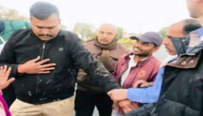 arrest for taking bribe
