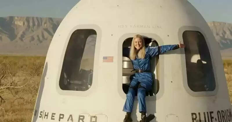 German engineer Michaela Benthaus, the world&rsquo;s first wheelchair user to travel into space aboard Blue Origin&rsquo;s New Shepard rocket