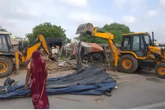 encroachment removed by umc