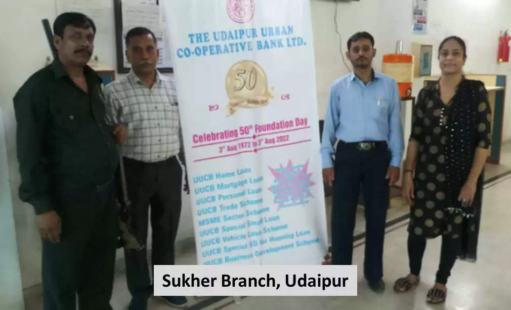 50 Years of The Udaipur Urban Cooperative Bank Ltd an establishment conceived by the Reformists Bohra Youth Community of Udaipur