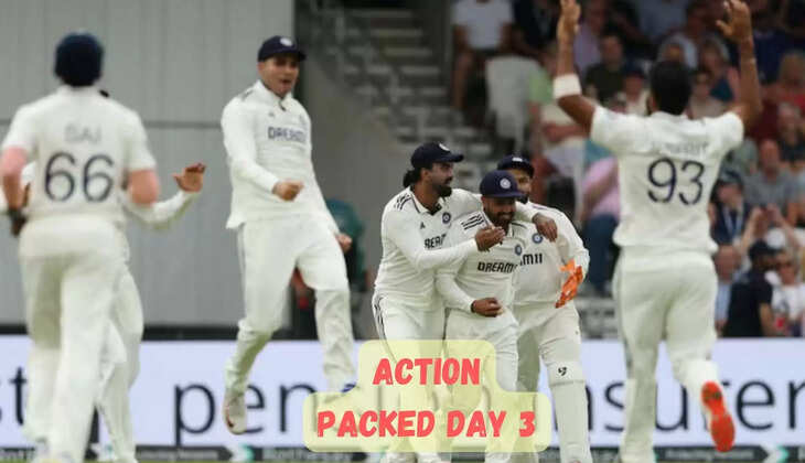 IND vs ENG Test 2025, Jasprit Bumrah 5 wickets, KL Rahul batting, India vs England Day 3 highlights, Bumrah bowling spell, KL Rahul class innings