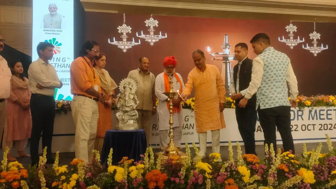 RISING RAJASTHAN 2024 Udaipur District Summit witnesses signing of 183 MoUs worth Rs 13,000 Crore