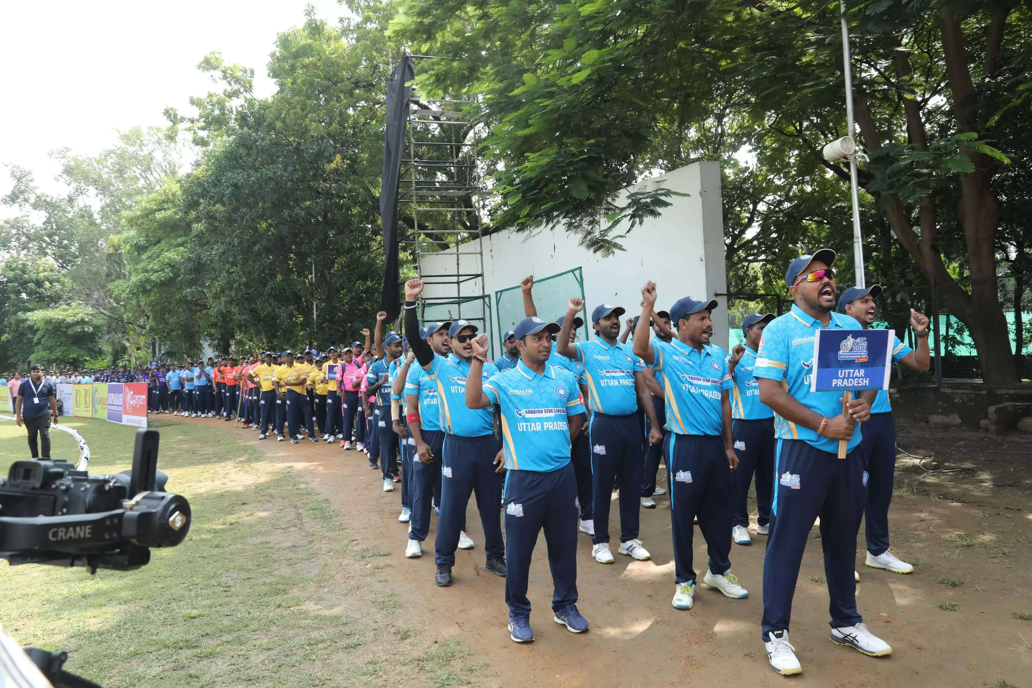 The Fourth National Disabled Cricket Tournament Organised Jointly By  Narayan Seva Sansthan and DCCI commences  at Udaipur