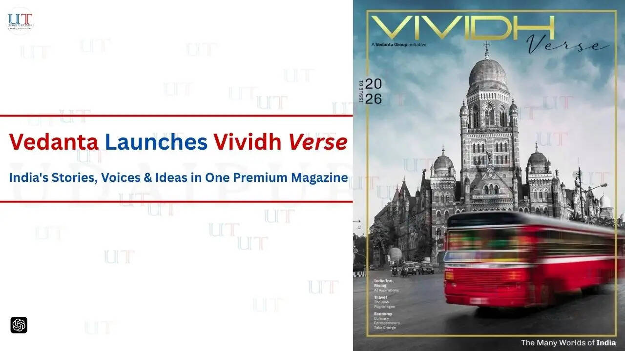 Cover visual of Vedanta&rsquo;s Vividh Verse premium bilingual collectible magazine celebrating India&rsquo;s culture, AI, entrepreneurship and grassroots stories.