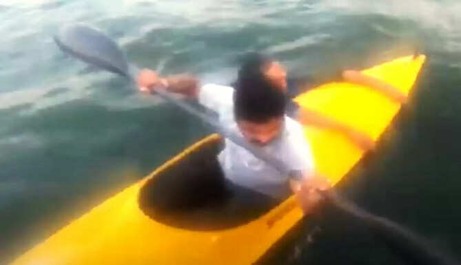 coach nishchay singh chouhan save boy from drowning