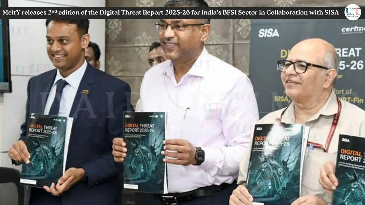 Azad ka Amrit Mahotsava MeitY releases 2ⁿᵈ edition of the Digital Threat Report 2025-26 for India's BFSI Sector in Collaboration with SISA  Report Highlights AI Asymmetry and Emerging Cyber Trends to Strengthen Security and Resilience in India's BFSI and Payments Ecosystem