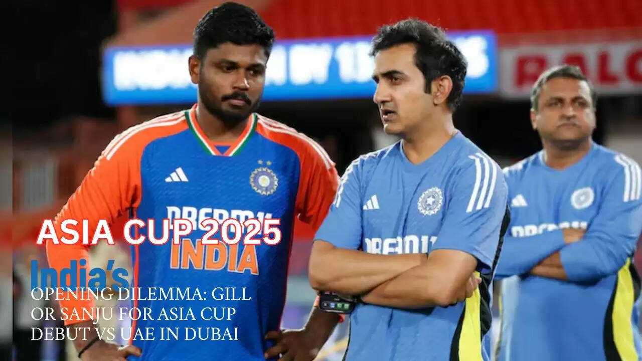 India&rsquo;s opening dilemma: Gill or Sanju for Asia Cup debut vs UAE in Dubai