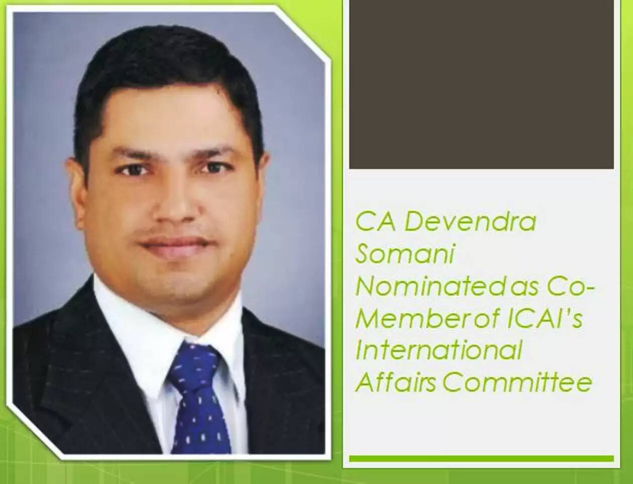 CA Devendra Somani