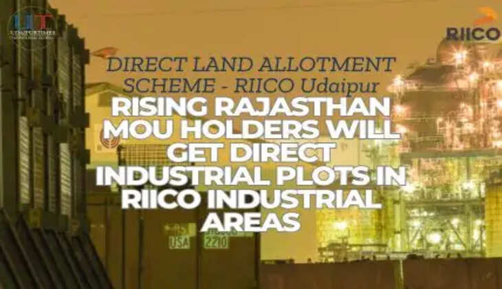 Secure Industrial Plots in Udaipur with RIICO's Direct Allotment Scheme for Investors under Rising Rajasthan