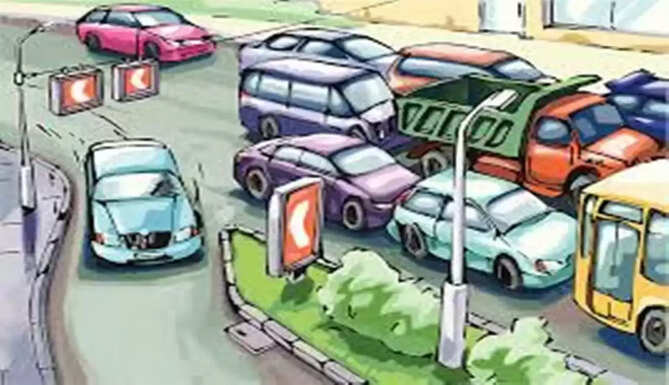 Traffic bottleneck