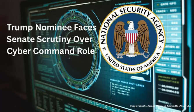 Lt. Gen. Joshua Rudd testifies before the Senate Armed Services Committee on his nomination to lead U.S. Cyber Command and the NSA