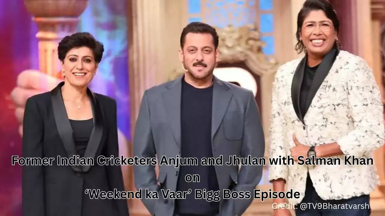 Jhulan Goswami & Anjum Chopra celebrated India&rsquo;s Women&rsquo;s World Cup win with Salman Khan