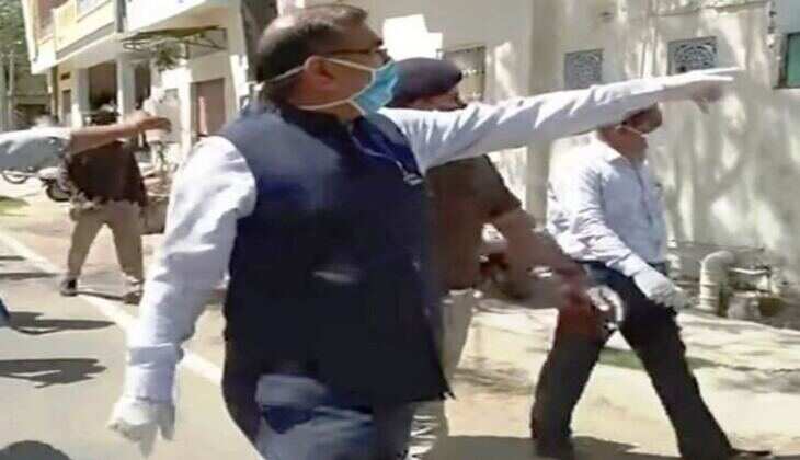 शहर में विभिन्न स्थानों पर लगाई निषेधाज्ञा