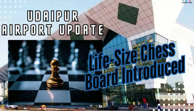 Life Size Chess Board Udaipur Airport