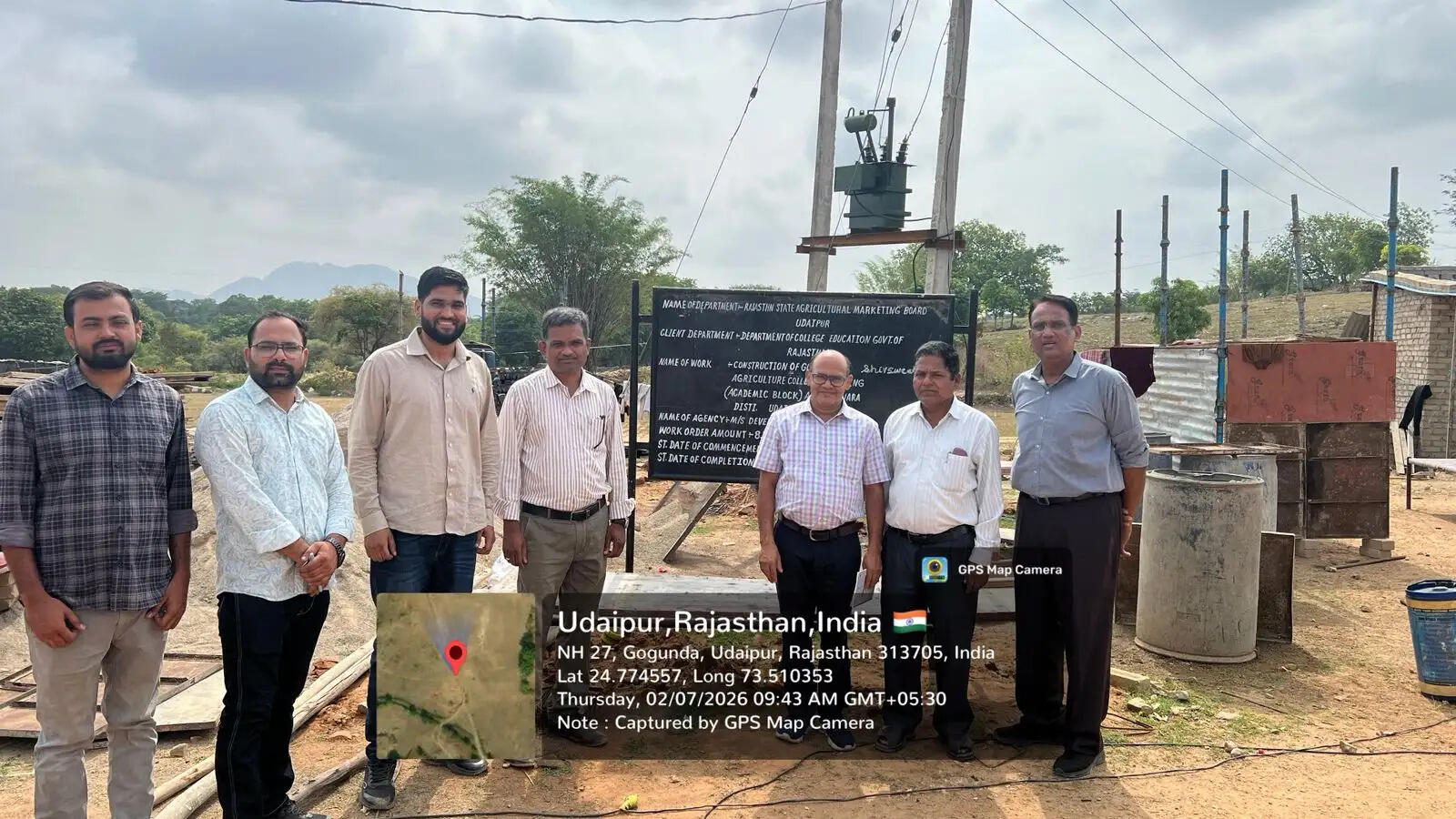 Udaipur July 5, 2026 | Local खबर MPUAT University News: महाराणा प्रताप कृषि एवं प्रौद्योगिकी विश्वविद्यालय (एमपीयूएटी), उदयपुर द्वारा विश्वविद्यालय से सम्बद्धता (Affiliation) प्रदान करने की प्रक्रिया के अंतर्गत राजकीय कृषि महाविद्यालय, खेरवाड़ा (उदयपुर) एवं राजकीय कृषि महाविद्यालय, गोगुन्दा (उदयपुर) का स्थलीय निरीक्षण विश्वविद्यालय की त्रि-सदस्यीय निरीक्षण समिति द्वारा किया गया | Udaipur, July 5, 2026 | Local News (MPUAT University News): As part of the affiliation process, a three-member inspection committee from Maharana Pratap University of Agriculture and Technology (MPUAT), Udaipur, conducted on-site inspections of the Government College of Agriculture, Kherwara (Udaipur) and the Government College of Agriculture, Gogunda (Udaipur)