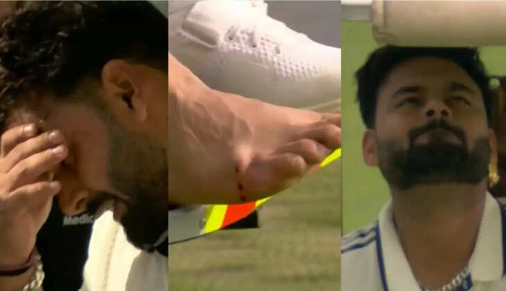 India vs England 4th Test Highlights of Test at Old Trafford Manchester Injury to RIshabh Pant