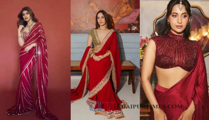 क्या आप भी बना रही है करवा चौथ के मौके पर शॉपिंग का प्लान, रेड सूट और साड़ी के लिए बॉलीवुड एक्ट्रेसस के इन लुक से ले आइडियाज