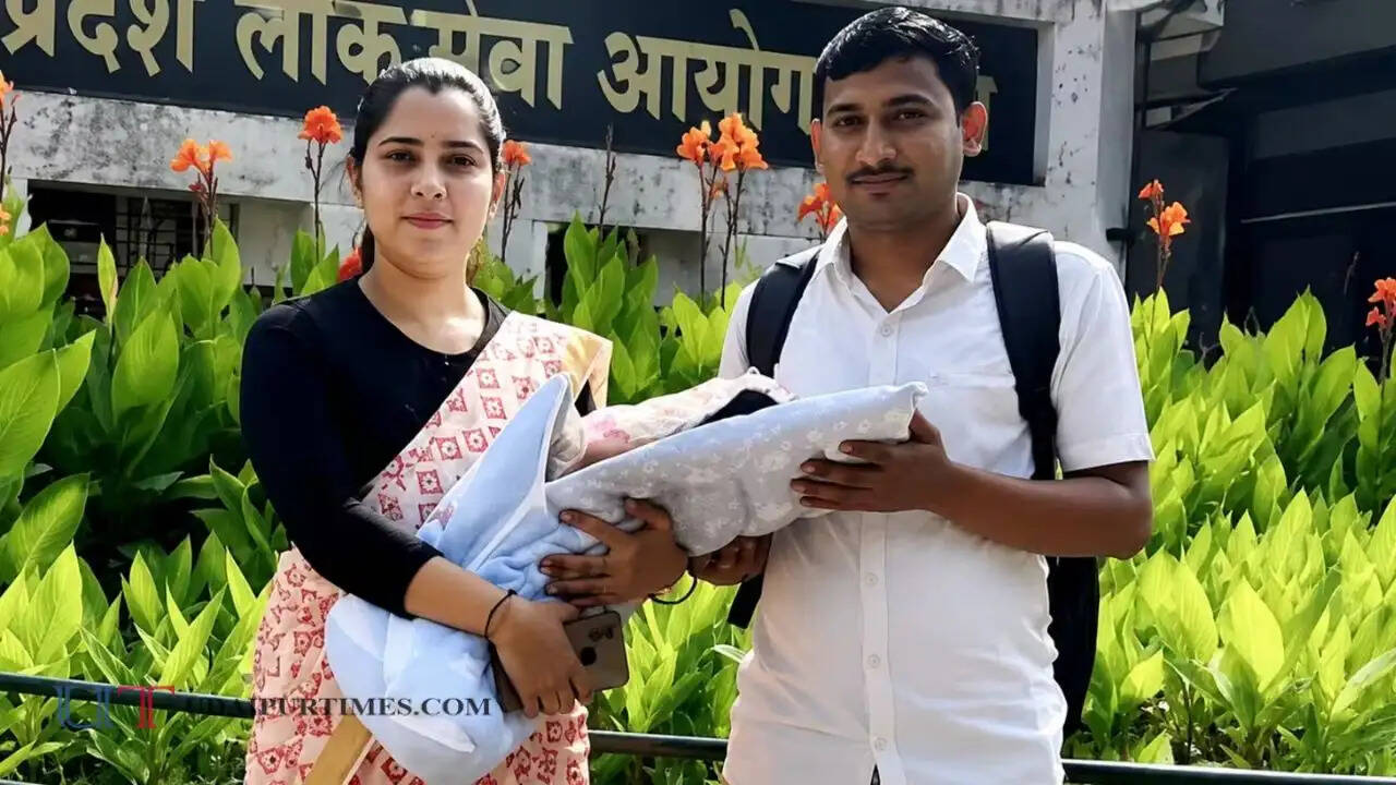 26 दिन की बेटी को गोद में लेकर दिया MPPSC इंटरव्यू