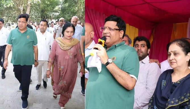 बुढ़ैना से शुरू हुआ GVP मुक्त अभियान, 11 अक्टूबर तक फरीदाबाद में कचरा संवेदनशील स्थलों को किया जाएगा स्वच्छ : कैबिनेट मंत्री विपुल गोयल